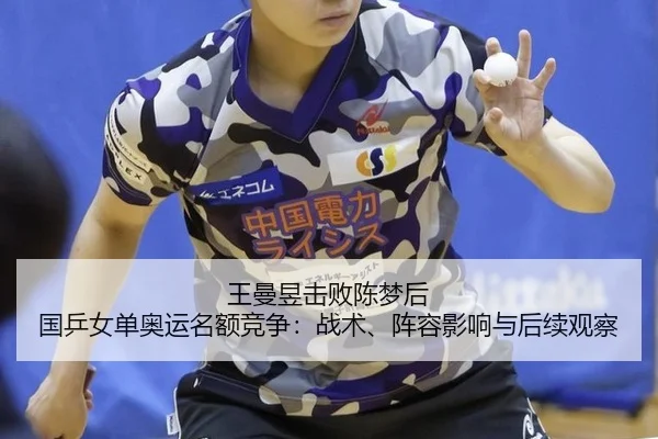 王曼昱击败陈梦后 国乒女单奥运名额竞争：战术、阵容影响与后续观察